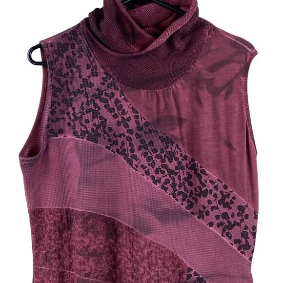 Angels Never Die Womens Boho Mixed Print Sleeveless Midi Dress Size L NWOT - Picture 3 of 7